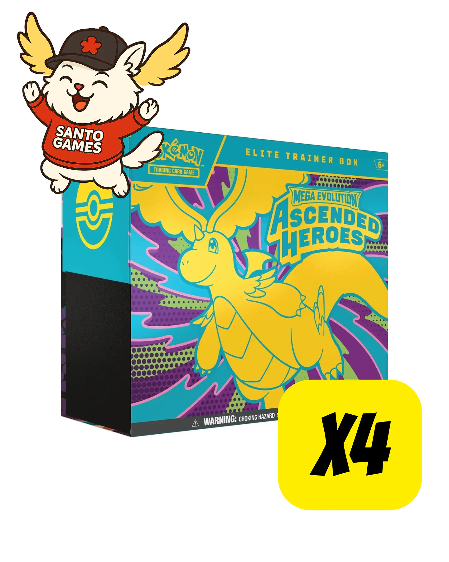 ASCENDED HEROES ELITE TRAINER BOX ENGLISH x 4 1