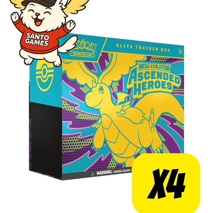 ASCENDED HEROES ELITE TRAINER BOX ENGLISH x 4 1