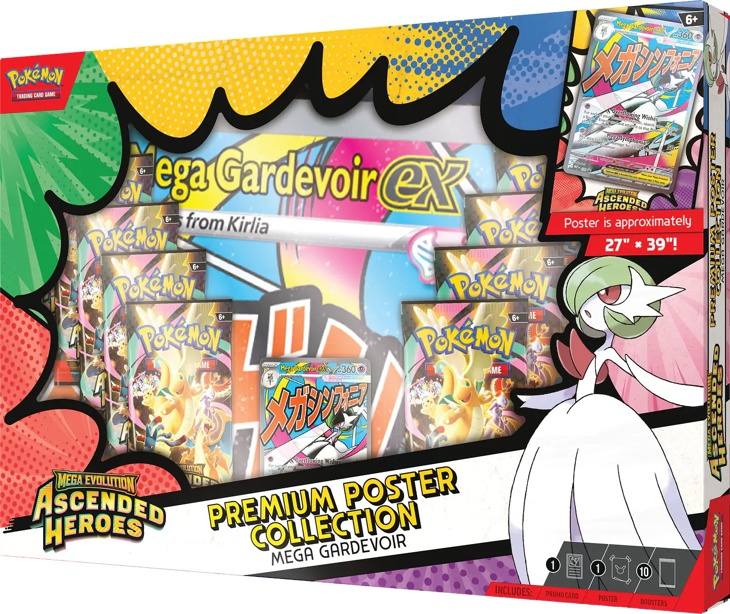 PREMIUM POSTER COLLECTION MEGA GARDEVOIR-LUCARIO EX INGLÉS 2