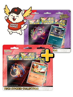 ASCENDED HEROES TECH STICKER COLLECTION ESPAÑOL  (PAR)