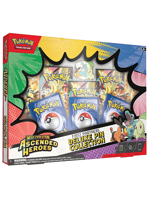 Ascended Heroes First Partners Deluxe Pin Collection Inglés