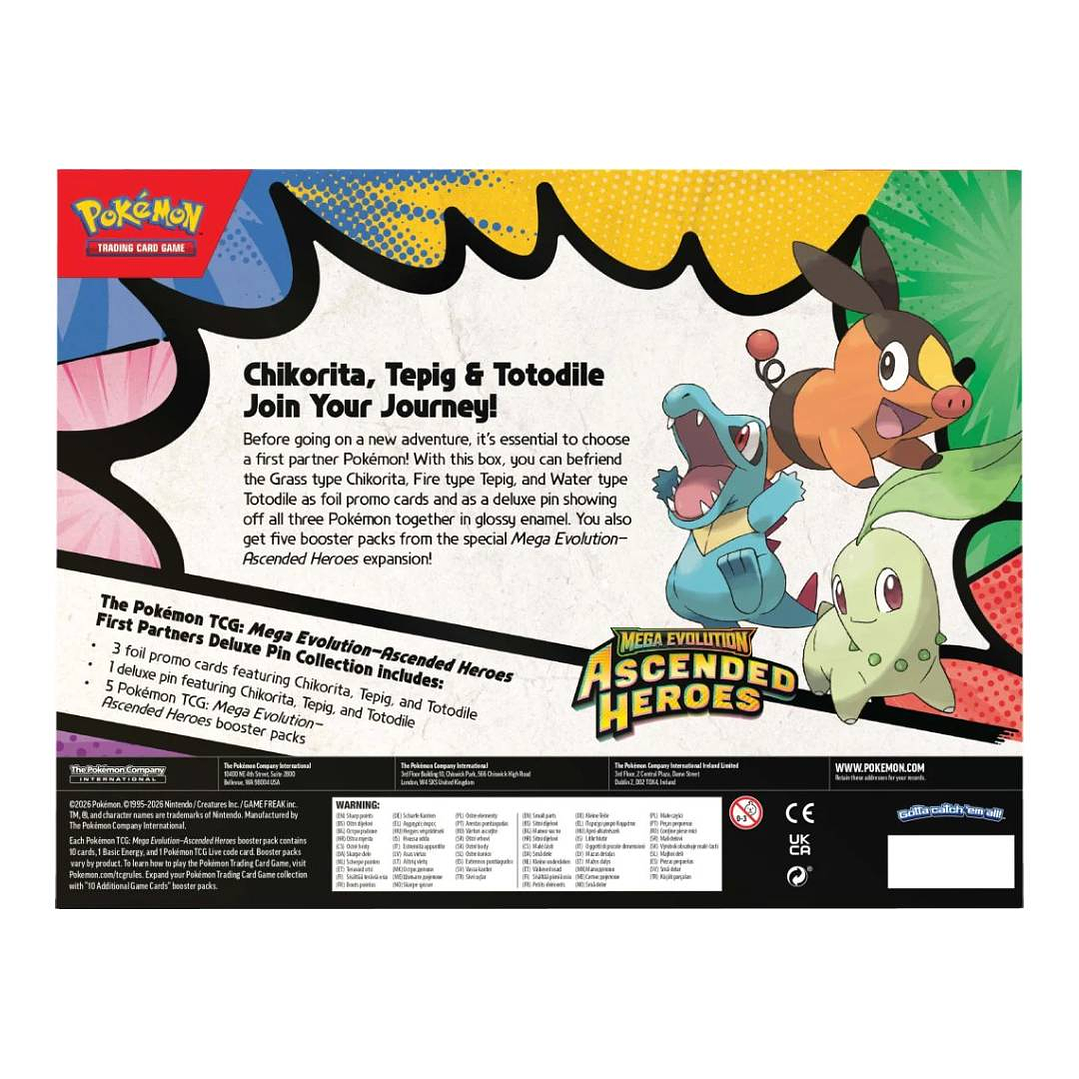 Ascended Heroes First Partners Deluxe Pin Collection Inglés 2