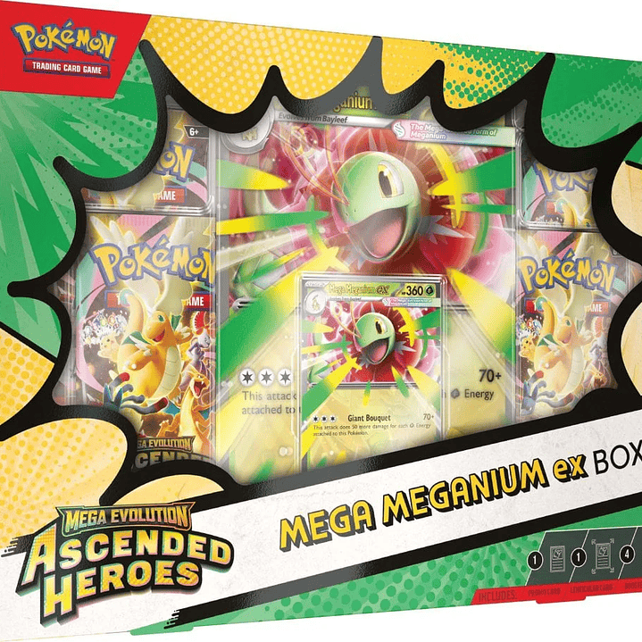 Ascended Heroes Mega Meganium Ex Box Inglés 1