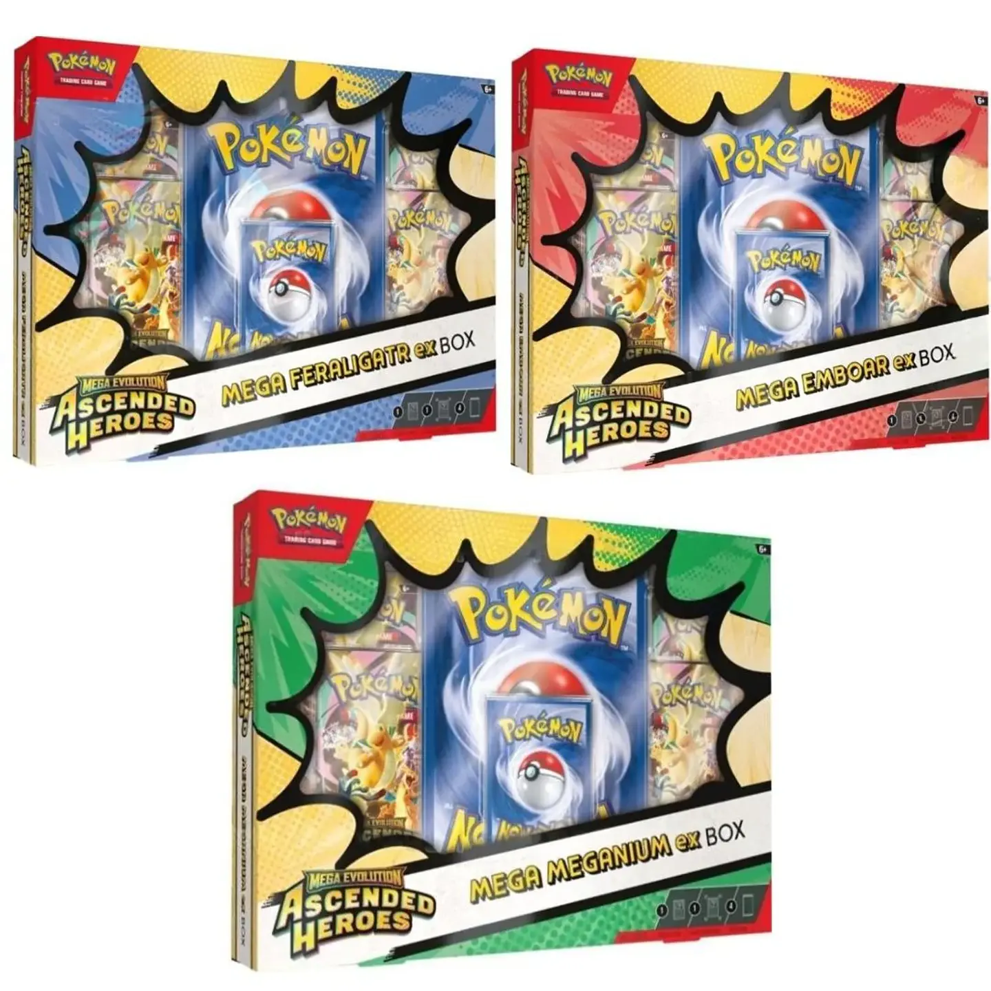 Ascended Heroes Mega Ex Box Inglés x 3 1