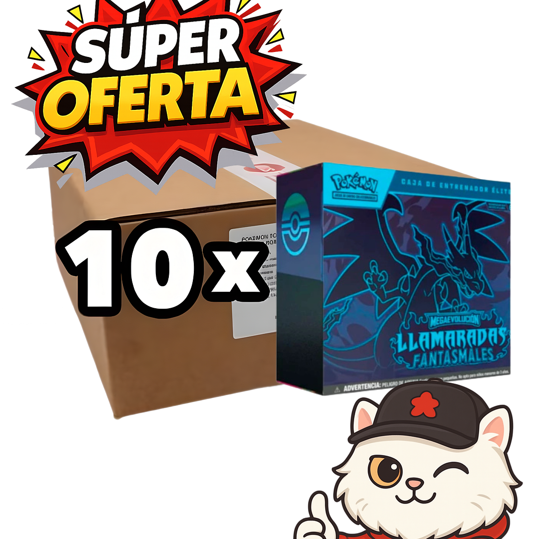 PHANTASMAL FLAMES - ELITE TRAINER BOX - ESPAÑOL x 10 1