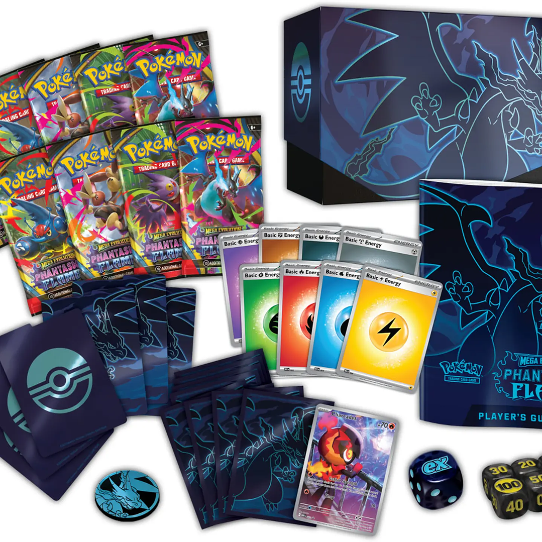 PHANTASMAL FLAMES - ELITE TRAINER BOX - ESPAÑOL x 4 4