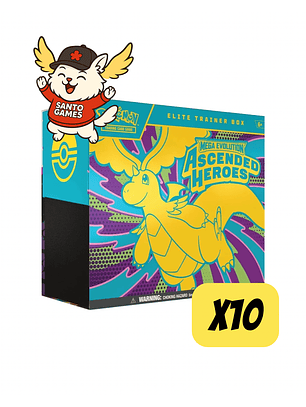 CASE ASCENDED HEROES ELITE TRAINER BOX ENGLISH x 10