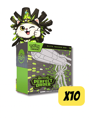 (RESERVA) CASE  Perfect Order - Elite Trainer Box Inglés X 10 