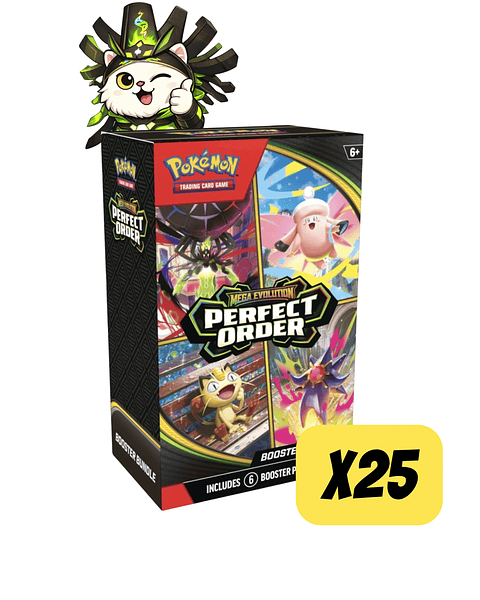 (Reserva) CASE Perfect Order - Booster Bundle Inglés X 25 