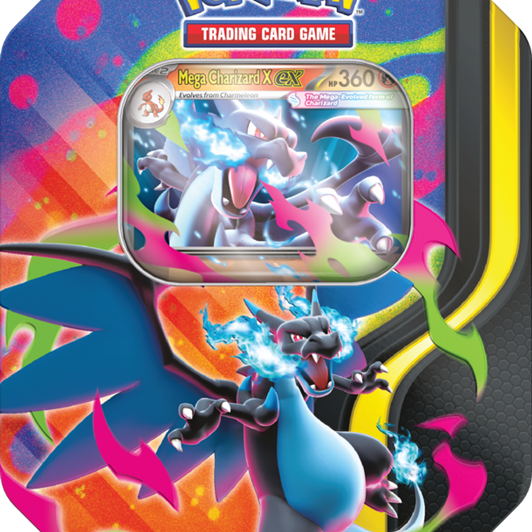 MEGA CHARIZARD X TIN ESPAÑOL  1