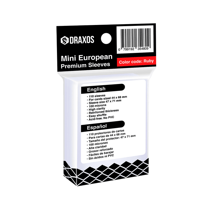 Protectores Mini European 44x68mm 2