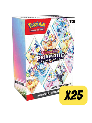 Case Prismatic Evolutions Booster Bundle (25 unidades) Inglés