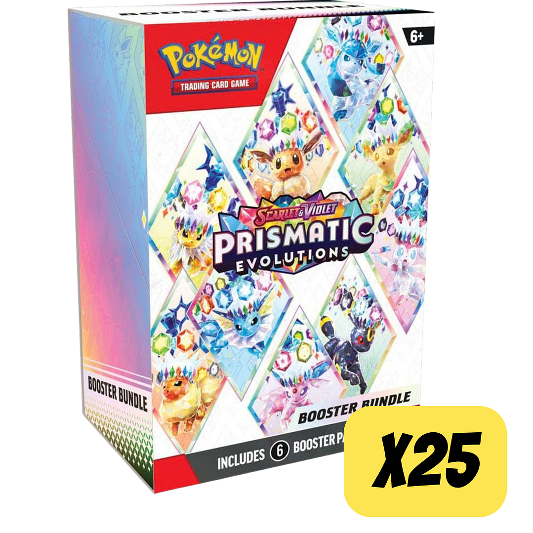 Case Prismatic Evolutions Booster Bundle (25 unidades) Inglés 1