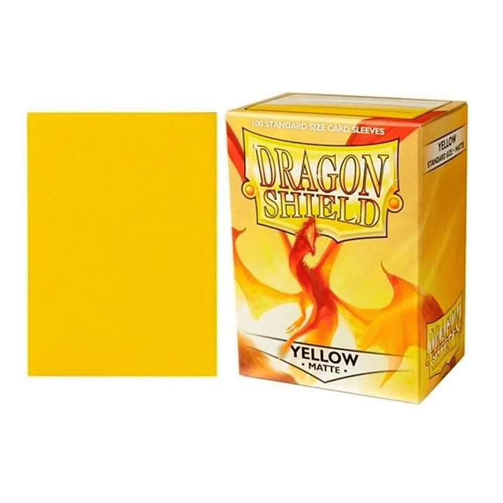 Protectores (100) Dragon Shield Matte - Yellow 2