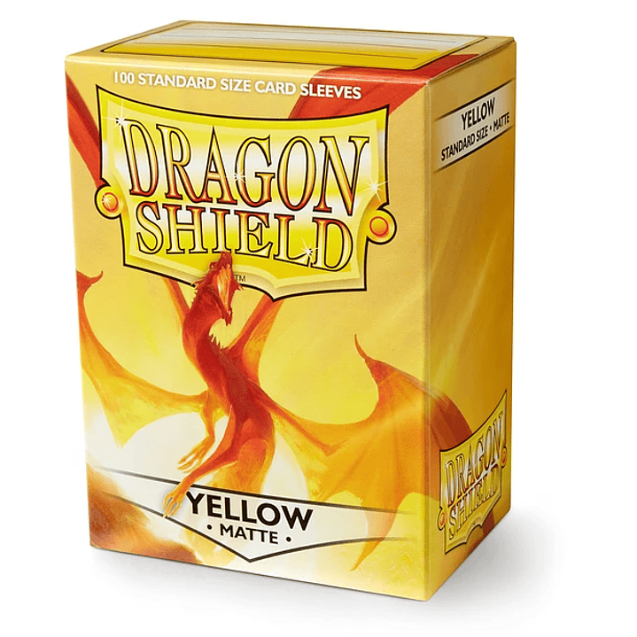Protectores (100) Dragon Shield Matte - Yellow 1