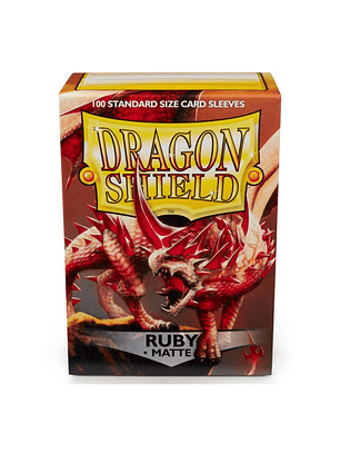 Protectores (100) Dragon Shield Matte - Ruby
