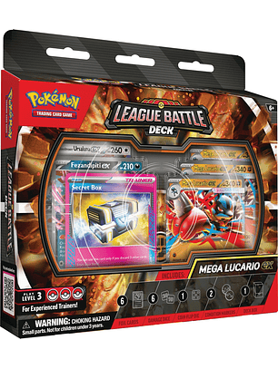 POKEMON TCG MEGA LUCARIO EX LEAGUE BATTLE DECK ESPAÑOL