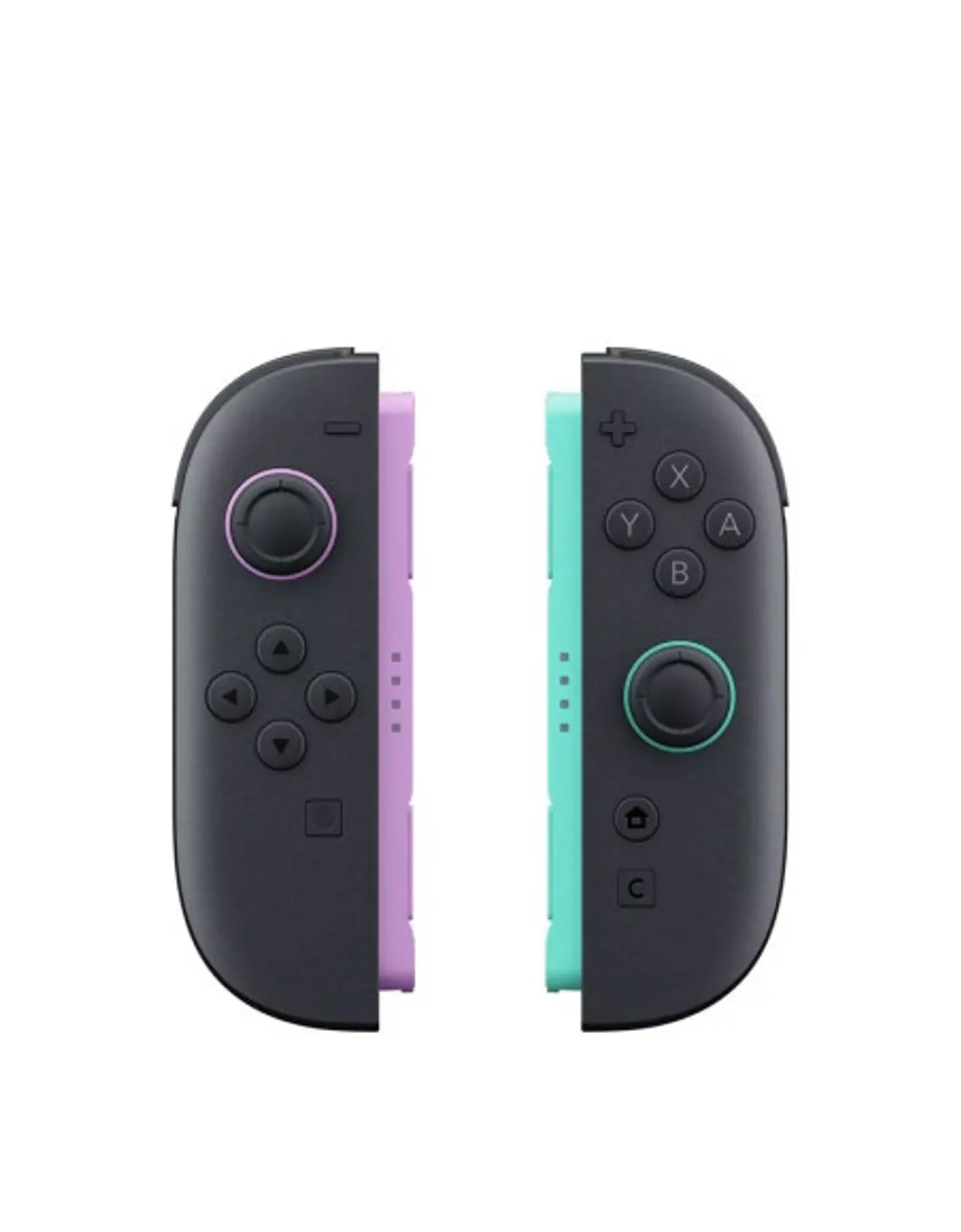 Joy Con Light Purple / Light Green Switch 2 3
