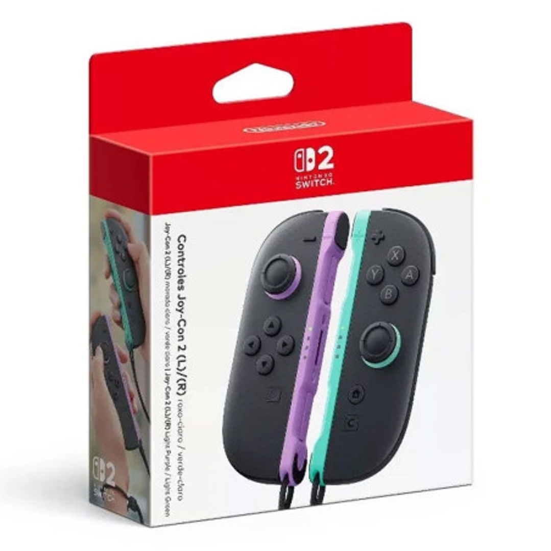 Joy Con Light Purple / Light Green Switch 2 2