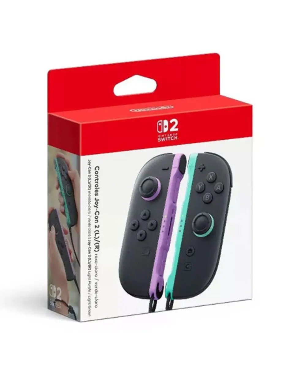 Joy Con Light Purple / Light Green Switch 2 2