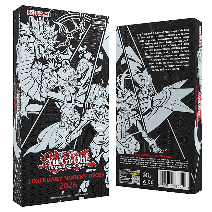 Yu-Gi-Oh! Legendary Modern Decks 2026 Inglés 1
