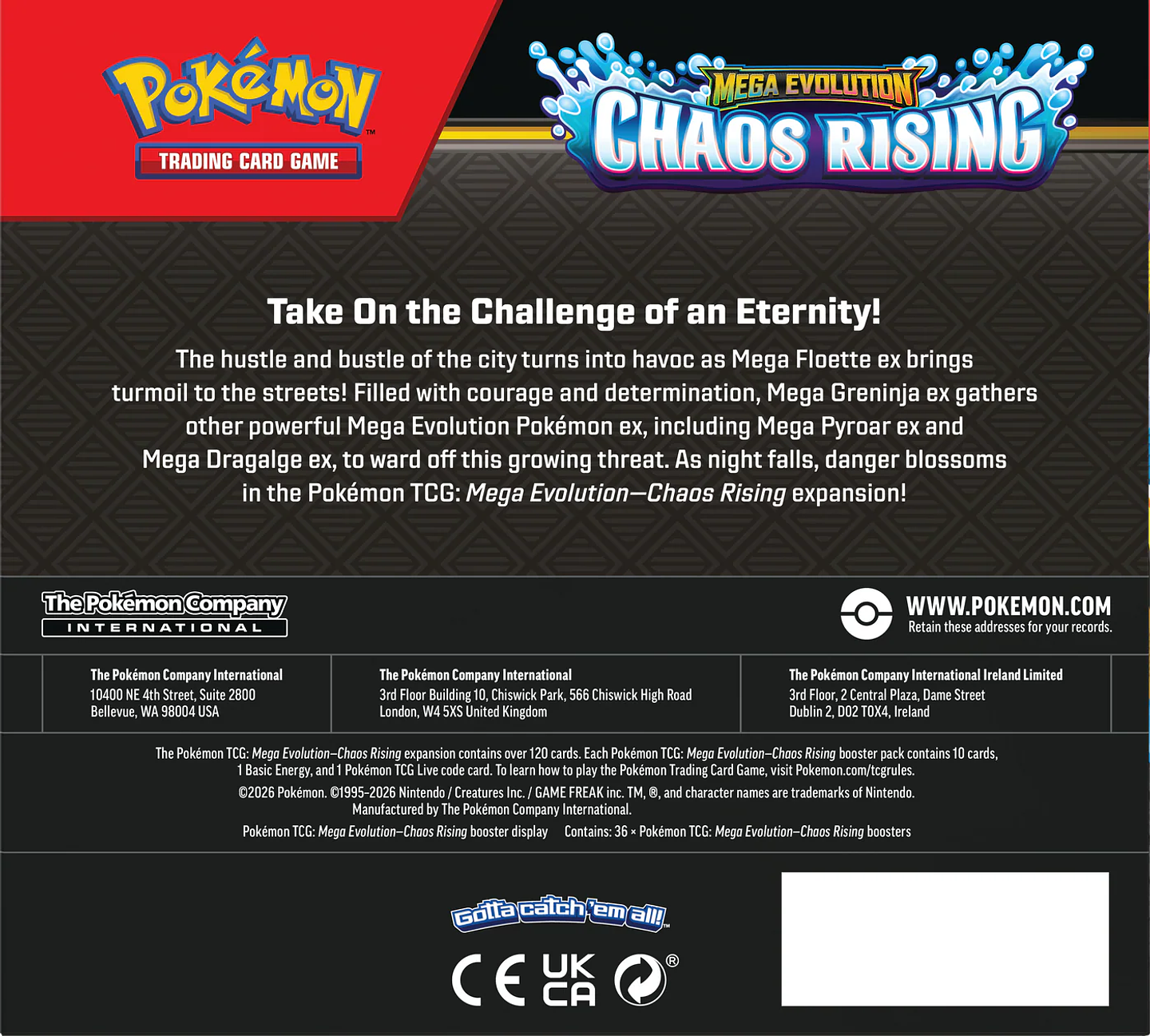 PREVENTA 22/05/26 - Mega Evolution Chaos Rising - Booster Box - Ingles 7