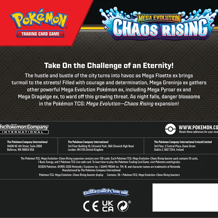 [PREVENTA 18/05/26] Mega Evolution Chaos Rising - Booster Box - Ingles 7