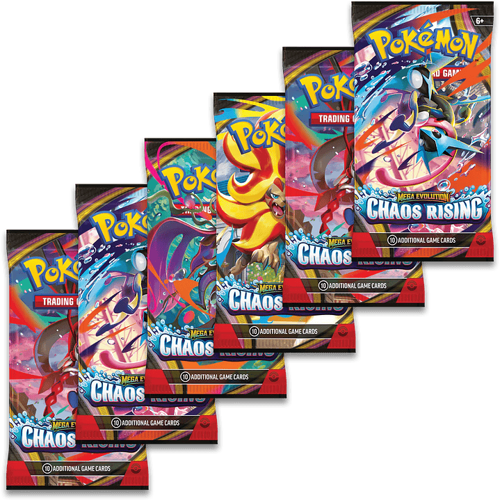 [PREVENTA 18/05/26] Mega Evolution Chaos Rising - Booster Bundle - Ingles 5