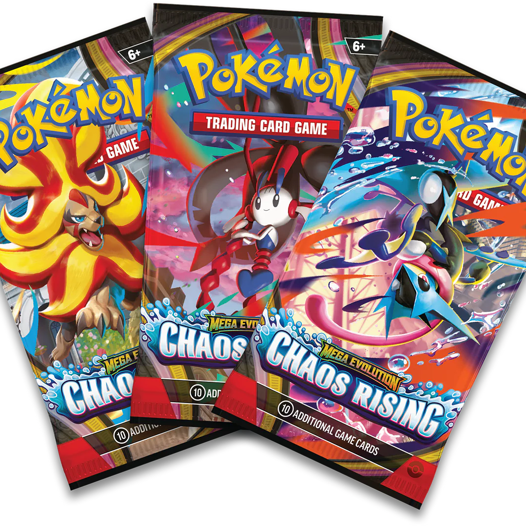 [PREVENTA 18/05/26] Mega Evolution Chaos Rising - 3 Pack Blister (Charmeleon) - Inglés 2