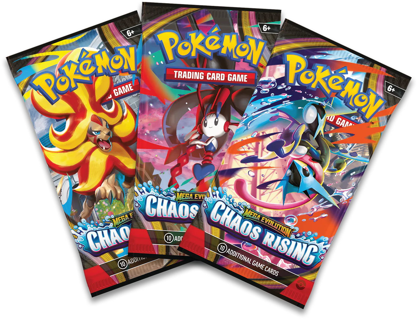 PREVENTA 22/05/26 - Mega Evolution Chaos Rising - 3 Pack Blister (Charmeleon) - Inglés 2