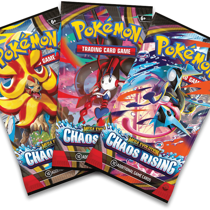 [PREVENTA 18/05/26] Mega Evolution Chaos Rising - 3 Pack Blister (Charmeleon) - Inglés 2