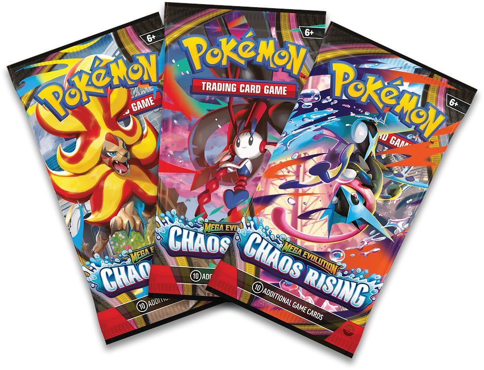 PREVENTA 22/05/26 - Mega Evolution Chaos Rising - 3 Pack Blister (Charmeleon) - Inglés 2