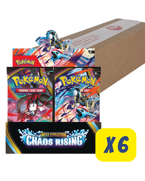 [PREVENTA 18/05/26] Mega Evolution Chaos Rising - Case Booster Box - Ingles