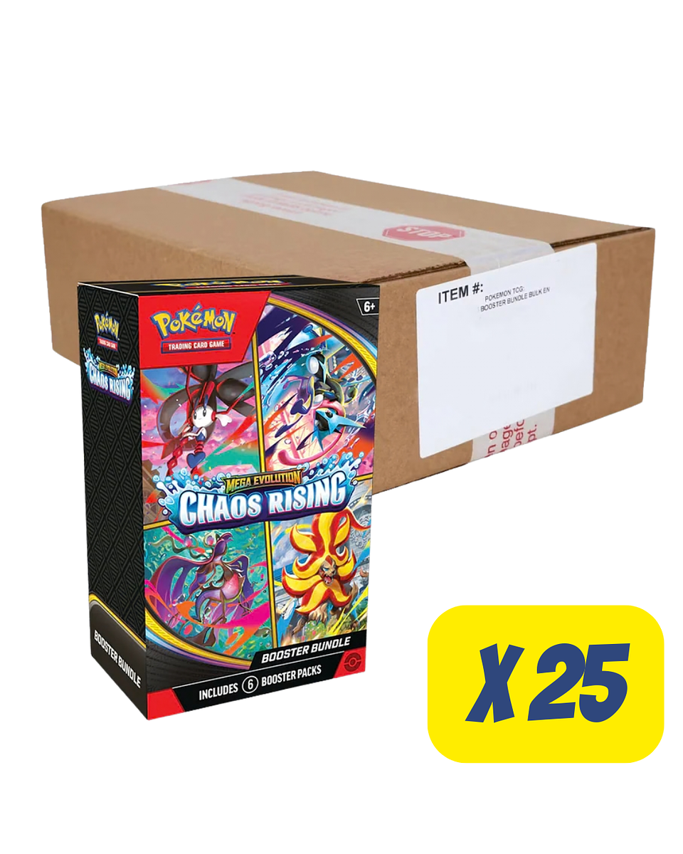 PREVENTA 22/05/26 - Mega Evolution Chaos Rising - Case Booster Bundle - Ingles 1