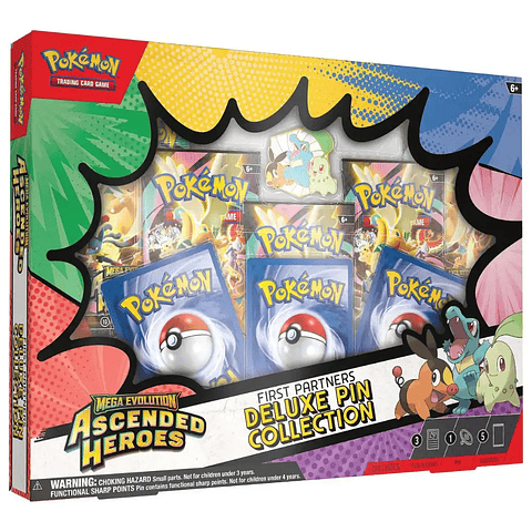 Ascended Heroes First Partners Deluxe Pin Collection Español