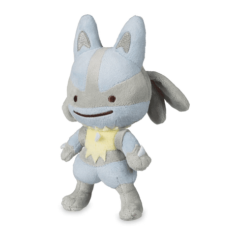 DITTO AS LUCARIO PLUSH – 21 CM (POKÉMON CENTER ORIGINAL)