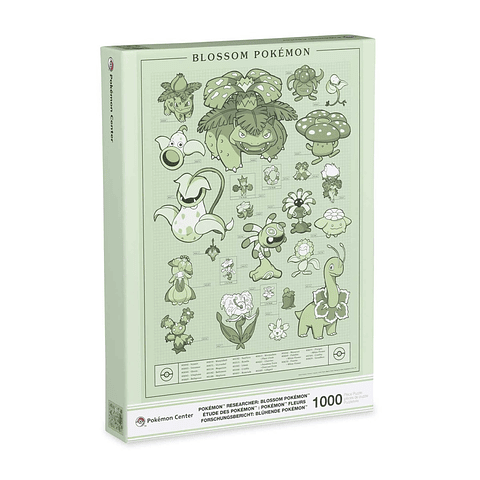 POKÉMON RESEARCHER: BLOSSOM POKÉMON PUZZLE (1,000 PIEZAS)