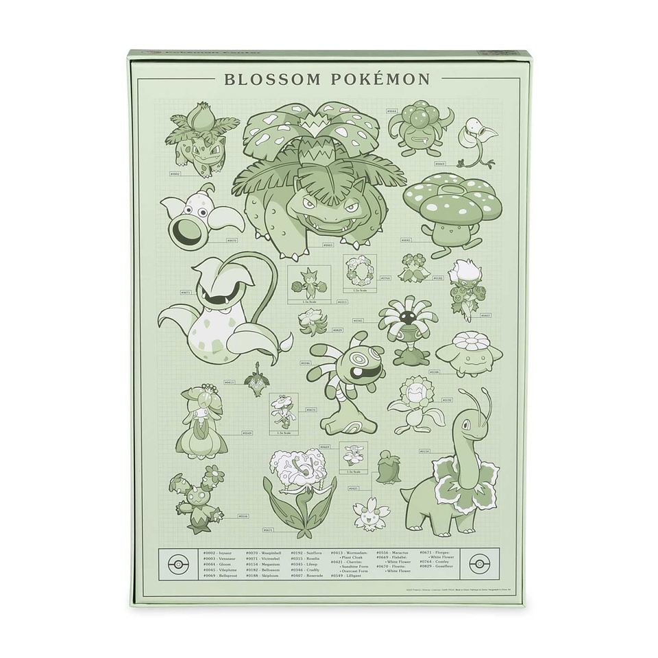 POKÉMON RESEARCHER: BLOSSOM POKÉMON PUZZLE (1,000 PIEZAS) 2