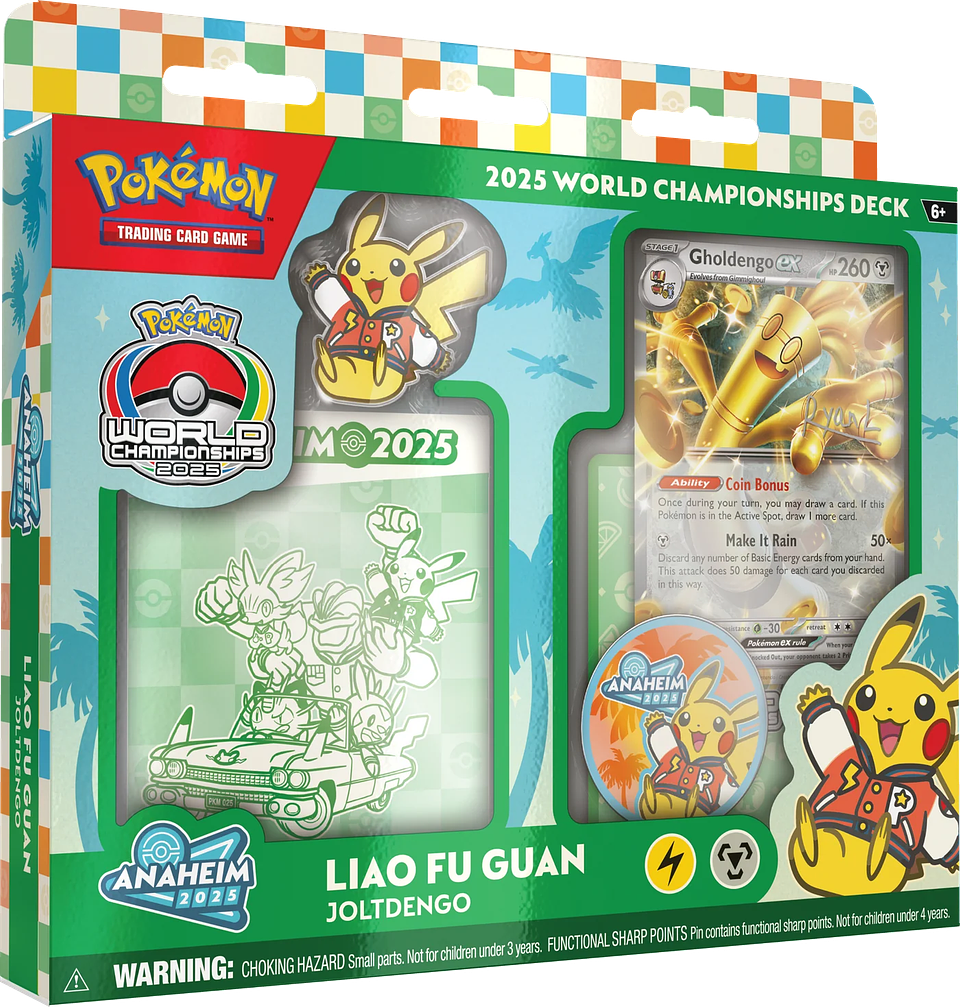 (Reserva) Pokémon World Championships Decks 2025 Anaheim DISPLAY 6