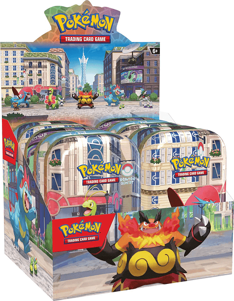 (PREVENTA) POKEMON TCG LUMINOSE CITY MINI TIN DISPLAY ESPAÑOL
