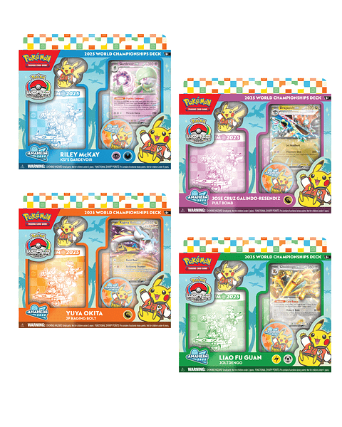 PREVENTA Pokémon World Championships Decks 2025 Anaheim SET