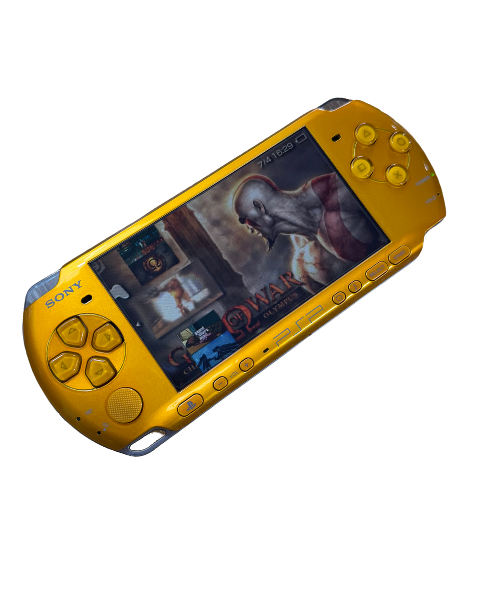 Consola Portátil Sony PSP 3000 Amarillo Brillante + MicroSD 64GB 3
