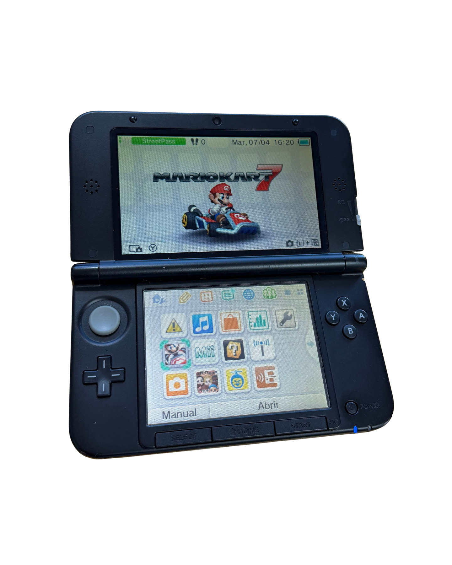 Nintendo 3DS XL Edición Limitada Super Smash Bros + Mario Kart 7 4