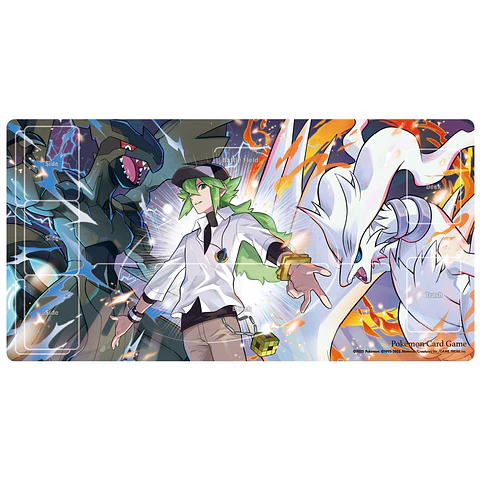Playmat N, Reshiram & Zekrom (Pokémon Center Original)
