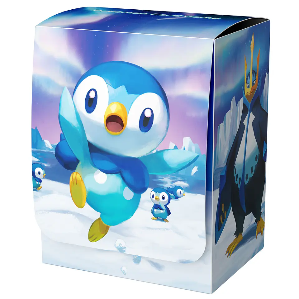 Deck Box Pokémon – Piplup, Prinplup & Empoleon | Pokémon Center Original 1