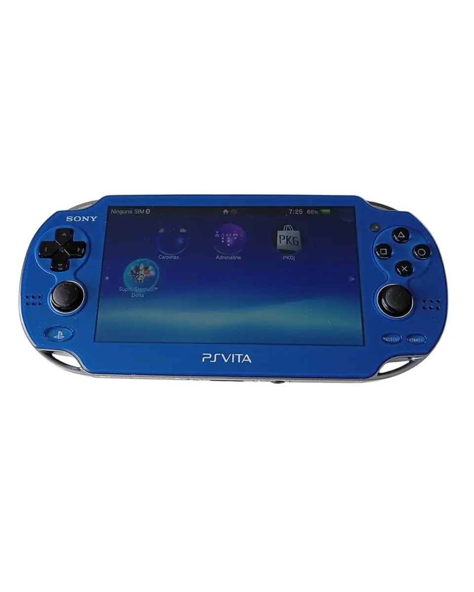 PS Vita FAT Azul (OLED) Liberada + Micro SD 64GB 2