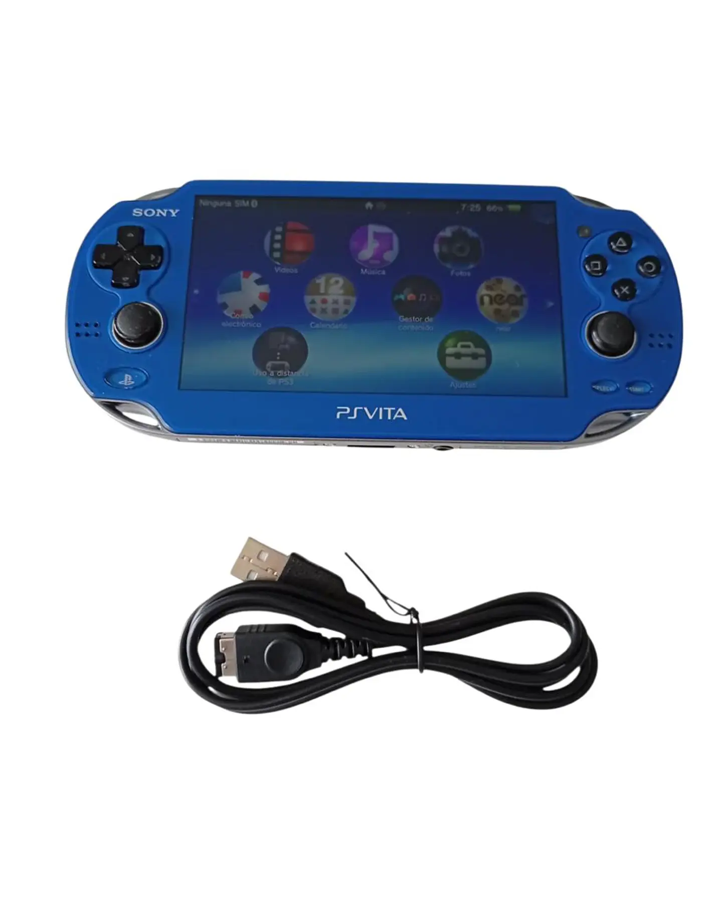 PS Vita FAT Azul (OLED) Liberada + Micro SD 64GB 4