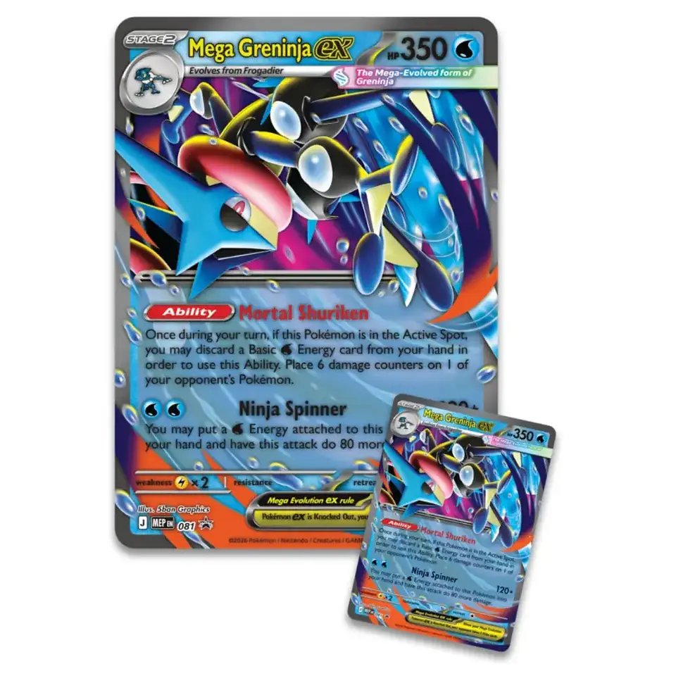 Mega Greninja ex Premium Collection Español  2