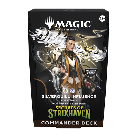 Magic Secrets of Strixhaven – Commander Deck Silverquill Influence INGLES