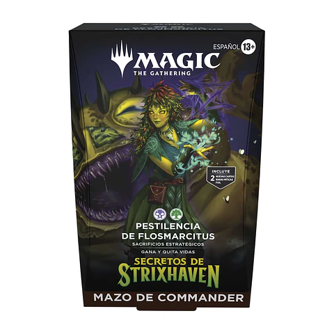 Magic Secrets of Strixhaven – Commander Deck Pestilencia de Flosmarcitus INGLES